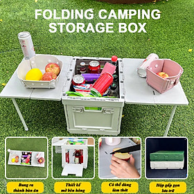 Thùng Đựng Đồ Gấp Gọn Đa Chức Năng Folding Camping Storage Box - Home and Garden