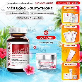 Viên Uống Sắc Ngọc Khang Dưỡng Trắng Sáng Da Whitening Plus 60 Viên