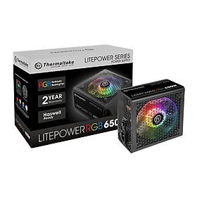 Nguồn Máy Tính Thermaltake Litepower RGB 650W - Hàng Chính Hãng
