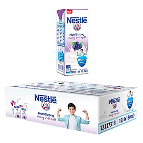 Thùng 48 Hộp Sữa Nước Nestlé Hương Việt Quất (180ml/Hộp)