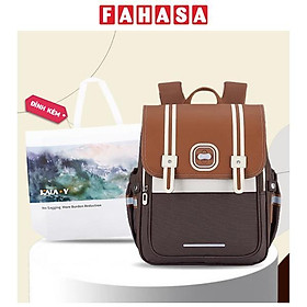 Ba Lô Học Sinh Chống Gù - Kala Y CX2699 - Màu Nâu Caramel