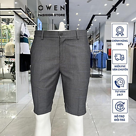 Quần short tây nam owen màu xám sáng SW231231