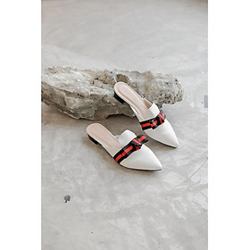 Sục Mũi Nhọn Phối Nơ Đen Đỏ Lithes N116 Nhiều Màu