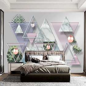 (HCM) Tranh dán tường 3d họa tiết trừu tượng trang trí phòng khách, phòng ngủ( có in theo yêu cầu)