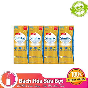 Lốc Sữa pha sẵn Abbott Similac IQ 180ml (1 Lốc 4 Hộp)