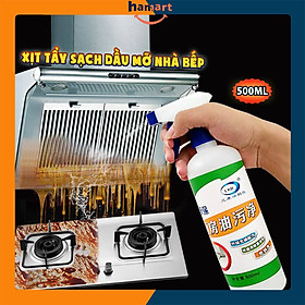 Chai Xịt Tẩy Dầu Mỡ Nhà Bếp Đa Năng LKB 500ml Nước Tẩy Dầu Mỡ Máy Hút Mùi Mặt Bếp Bồn Chậu