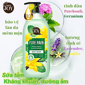 Sữa Tắm Kháng Khuẩn Purerain Cocojoy 900g