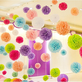 Mua Hoa giấy bông cẩm tú cầu giá rẻ 15cm/20cm/25cm/30cm  trang trí nhà cửa  sự kiện noel  lễ tết  sinh nhật  đám cưới (HG01)