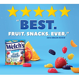 Thực phẩm bổ sung Kẹo dẻo trái cây hỗn hợp - Welch's Mixed Fruit Snack (2 KG - 90 gói)