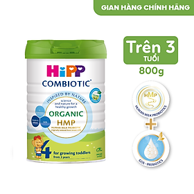 Sữa bột công thức HiPP 4 Organic Combiotic 800g