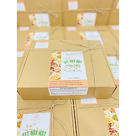 Set mix hạt nấu sữa - 7 ngày dinh dưỡng không trùng lặp/ Thương hiệu Holinut