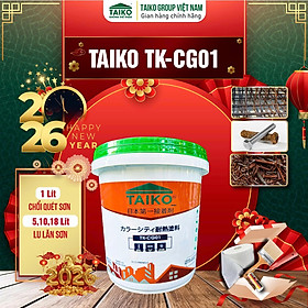 Mua  18 Kg  Keo Sơn Chống Han Gỉ  Gỉ Sét  Chống Cháy TAIKO CG01 -Phù Hợp bề mặt Tấm Lợp  Lan Can  Cổng  Gầm Xe Thép