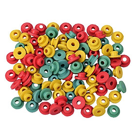 3 Colors Silicone  Grommets Nipples  Supplies Accessories 100x
