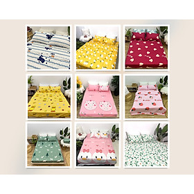 Set Ga Gối 3 Món gồm (1 ga + 2 vỏ gối đầu) siêu nhiều mẫu (Shop Gửi Màu Ngẫu Nhiên)