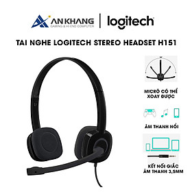 Tai nghe Logitech Stereo Headset H151 - Hàng Chính Hãng