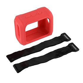 Silicone Travel Case Cover Protective Box For GO 3 Speaker Red