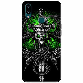 Ốp lưng dành cho Samsung A10s mẫu Rồng Nền Xanh