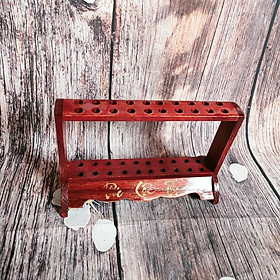 Mua Đồ thờ đẹp - Giá cắm đũa gỗ hương kiểu đứng - (loại 10 đôi)