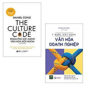 Hình ảnh Combo 2 Cuốn: The Culture Code - Khám Phá Sức Mạnh Văn Hóa Đội Nhóm + 7 Bước Xây Dựng Văn Hoá Doanh Nghiệp