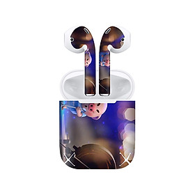 Mua Miếng dán skin chống bẩn cho tai nghe AirPods in hình Heo con dễ thương - HEO2k19 - 113 (bản không dây 1 và 2)