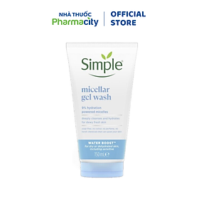 Sữa Rửa Mặt Simple Sạch Sâu Và Cấp Ẩm (Tuýp 150ml)