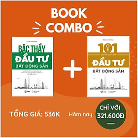 COMBO 2 cuốn sách: Bậc thầy đầu tư bất động sản + 101 câu hỏi và giải đáp đầu tư bất động sản