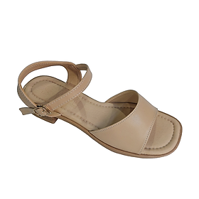 Giày Sandal Nữ Cao Gót HÀ NAM Da Bò Thật Thời Trang Cao Cấp 3cm DNU2177