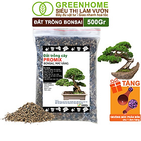 Mua Đất Trồng Cây Bonsai Greenhome  Bao 500GR  Promix  Trộn Sẵn  Tiện Dụng  Giữ Ẩm Tốt  Thoáng Khí  Rễ Khoẻ  Thân To