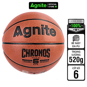 Bóng rổ da PU Agnite cỡ số 6 - F1158