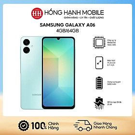 Điện Thoại Samsung Galaxy A06 4GB/64GB - Hàng Chính Hãng