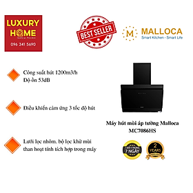 Mua Máy hút mùi áp tường Malloca MC7086HS - Hàng chính hãng - Giao toàn quốc