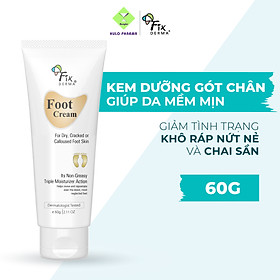 Kem Dưỡng Mềm Mịn, Chống Nứt Nẻ Gót Chân Fixderma Foot Cream - 60gr