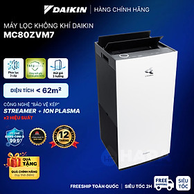 Mua Máy Lọc Không Khí DAIKIN MC80ZVM7 APP IOT  TEFU HEPA  Twin Streamers  ION PLASMA  Hàng Chính Hãng DAIKIN