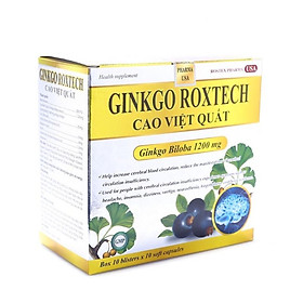 Tăng cường lưu thông máu GINKGO ROXTECH 1200MG Hộp 100 viên - Rostex- Tủ Thuốc Bảo Châu