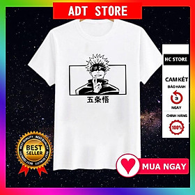 Áo thun Anime SATORU GOJO - Jujutsu Kaisen - có size trẻ em độc đẹp giá rẻ