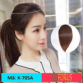 Tóc kẹp phồng đỉnh đầu K01 FREESHIP tóc giả độn phồng mái