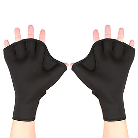 Găng tay bơi bằng vải Neoprene cao cấp, giúp hạn chế tổn thương và giữ ấm,Thiết kế dạng ngón tay giúp linh hoạt và thoáng khí, đàn hồi tốt-Size NS