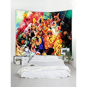 Tranh Vải Thảm Treo Tường Anime One Piece và Naruto Decor Phòng Chọn Lọc Những Bản Đẹp ( Tặng đèn led 7m và phụ kiện )