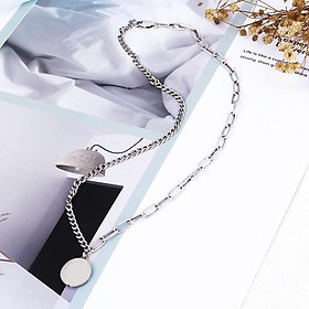 Dây chuyền vòng cổ chuỗi xích vuông cá tính