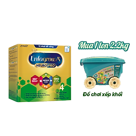 Sữa bột Enfagrow A+ NeuroPro 4 với 2’-FL HMO cho trẻ từ 2 - 6 tuổi - 2.2kg