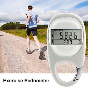 Walking Distance Fitness Calorie Exercise Pedometer Step Counting Portable Digital 3D Pedometer