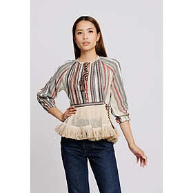 Áo Boho Dài Tay Sọc Savage Culture SC38630-PR