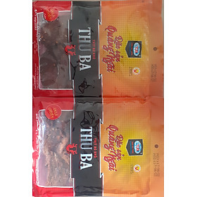 COMBO 2 GÓI BÒ KHÔ THU BA MIẾNG 200GR. ORIGINAL BEEF JERKY SPICY HIGH QUALITY SPECIAL PRODUCT CENTRAL VIETNAM