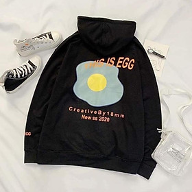 Áo hoodie in hình EGG unisex, chất nỉ dày dặn trẻ trung dành cho nam nữ