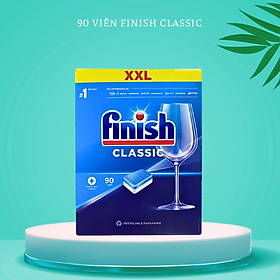 Viên rửa bát Finish Classic 90 viên hương chanh - 2 chức năng