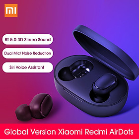 Global Version Xiaomi Redmi AirDots Wireless Earphones Mi True Wireless Earbuds Basic Mini Dual BTV5.0 Earphones 3D