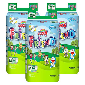 Combo 3 Tã Quần Goo.N Friend Gói Cực Đại M58 (58 Miếng) + Tặng Kèm 15 Miếng