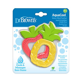 [ TE024 ] Ngậm nướu AquaCool Water, hình quả táo và quả dứa - Dr.Brown's