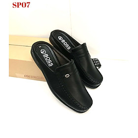 Giày không gót nam mẫu mới mã SP 07..da mềm..kiểu dáng đẹp..size từ 39-43..đế khâu sẵn rất chắc chắn