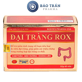 Đại Tràng Rox giảm rối loạn tiêu hóa, co thắt đại tràng Hộp 60 viên
